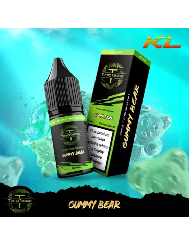 TempTease Nic Salt Gummy Bear 20mg 10ml E liquid