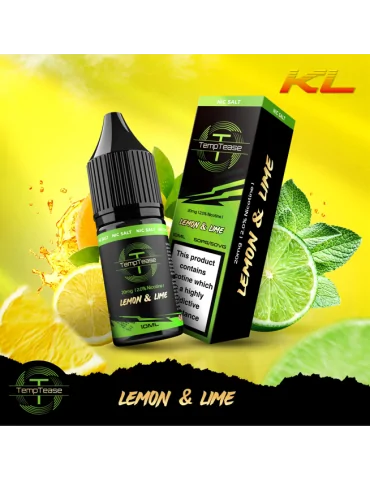 TempTease Nic Salt Lemon&Lime 20mg 10ml E liquid