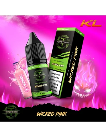 TempTease Nic Salt Wicked Pink 20mg 10ml E liquid