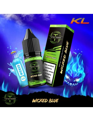 TempTease Nic Salt Wicked Blue 20mg 10ml E liquid