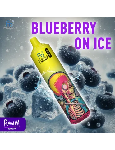 Tornado Music Blueberry On Ice 30000 puffs 20mg - RandM Disposable Vape