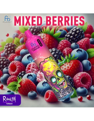 Tornado Music Mixed Berries 30000 puffs 20mg - RandM Disposable Vape