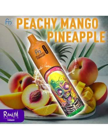 Tornado Music Peach Mango Pineapple 30000 puffs 20mg - RandM Disposable Vape