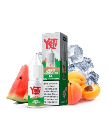 Yeti Nic Salt Apricot Watermelon Ice 10mg 10ml E liquid