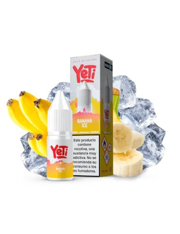 Yeti Nic Salt Banana Ice 10mg 10ml E liquid