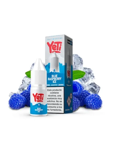 Yeti Nic Salt Blue Raspberry Ice 10mg 10ml E liquid