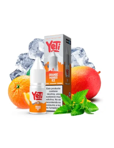 Yeti Nic Salt Orange Mango Ice 10mg 10ml E liquid