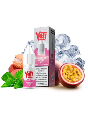 Yeti Nic Salt Passionfruit Lychee Ice 10mg 10ml E liquid