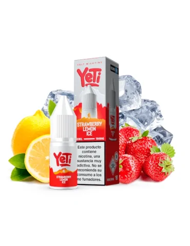 Yeti Nic Salt Strawberry Lemon Ice 10mg 10ml E liquid