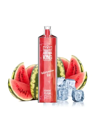 Puff Gem 12000 puffs Watermelon Ice 0mg - Aroma King Disposable Vape