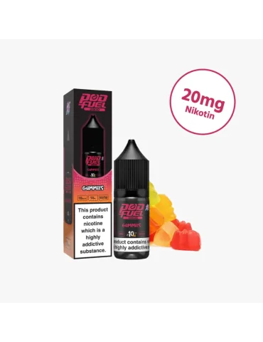 Pod Fuel Gummies 10ml 20mg Nic Salt E liquid