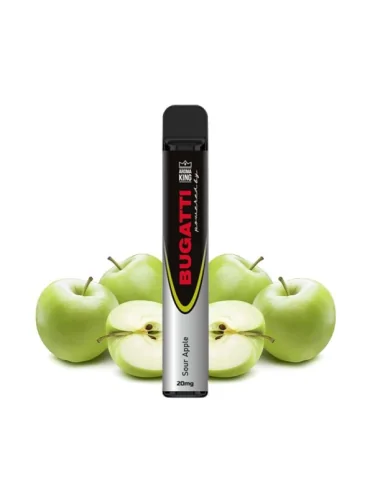 Bugatti 700 puffs Sour Apple 20mg - Aroma King Disposable Vape