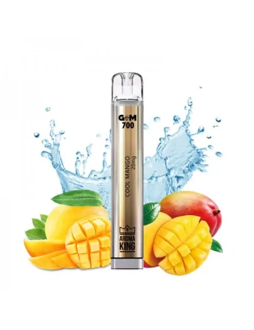 Puff Gem 700 puffs Cool Mango 20mg - Aroma King Disposable Vape