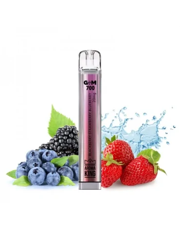 Puff Gem 700 puffs Blackberry Strawberry Blueberry 20mg - Aroma King Disposable Vape