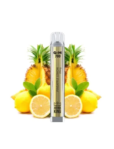 Puff Gem 700 puffs Pineapple Lemon 20mg - Aroma King Disposable Vape