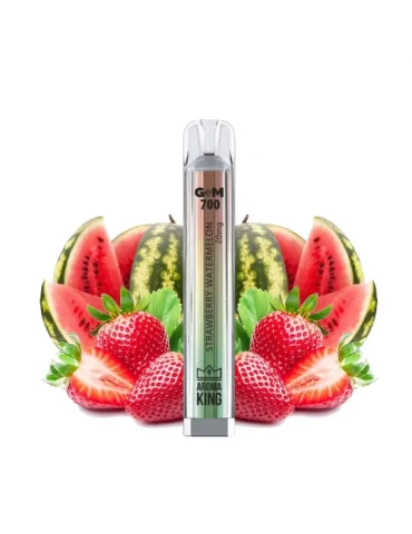 Puff Gem 700 puffs Strawberry Watermelon 20mg - Aroma King Disposable Vape