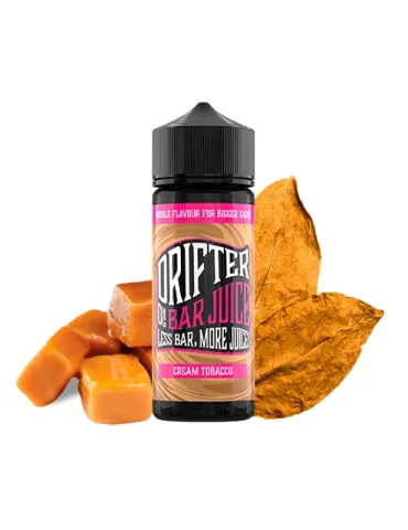 Juice Sauz Drifter Bar Cream Tobacco 6mg 60/40 120ml Prefilled Nicotine E-liquid