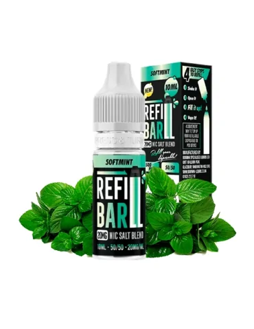 Refill Bar Nic Salts Soft Mint 10ml 20mg