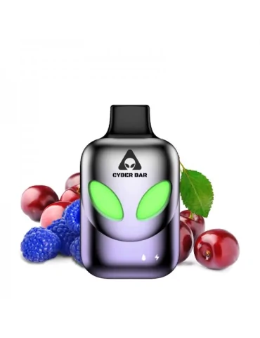 AL8000 Blue Razz Cherry 0mg 8000puff - Cyber Bar Disposable Vape