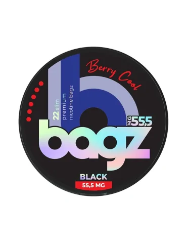 BAGZ Berry Cool Extra Strong 55.5mg Nicotine Pouches