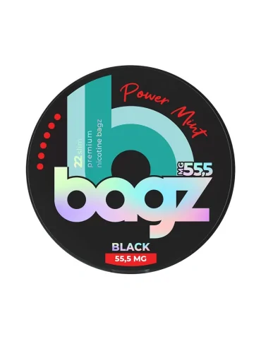 BAGZ Power Mint Extra Strong 55.5mg Nicotine Pouches