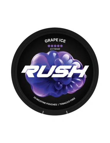 RUSH Grape Ice Extreme 30mg Nicotine Pouches