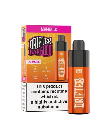 Drifter Bar Mango Ice 20mg 6000puffs Disposable Vape