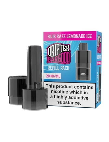 Drifter Bar Blue Razz Lemonade Ice 20mg 6000puffs Prefilled Pods