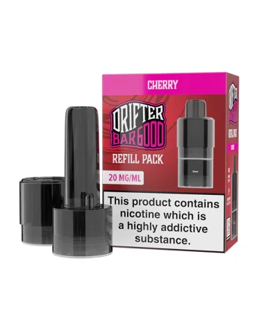 Drifter Bar Cherry 20mg 6000puffs Prefilled Pods