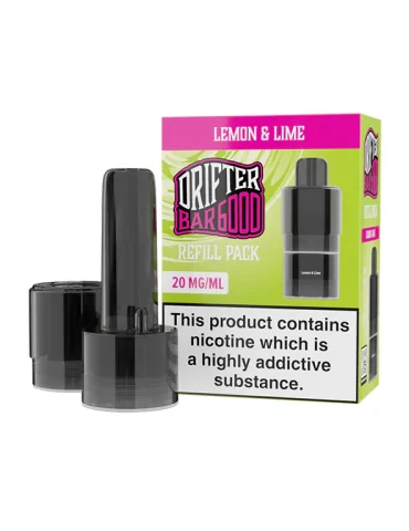 Drifter Bar Lemon & Lime 20mg 6000puffs Prefilled Pods