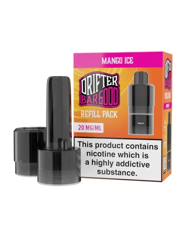 Drifter Bar Mango Ice 20mg 6000puffs Prefilled Pods