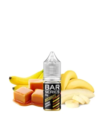 Banana Caramel NicSalt 10ml 20mg - Bar Series by Mixtio