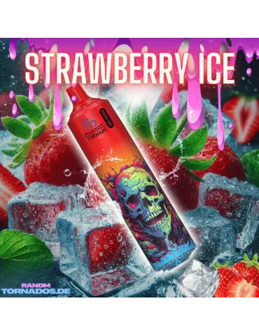 Tornado Music Strawberry Ice 30000 puffs 20mg - RandM Disposable Vape