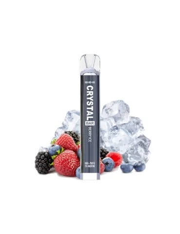 Crystal Bar Berry Ice Disposable Vape Mesh 20mg 600puffs