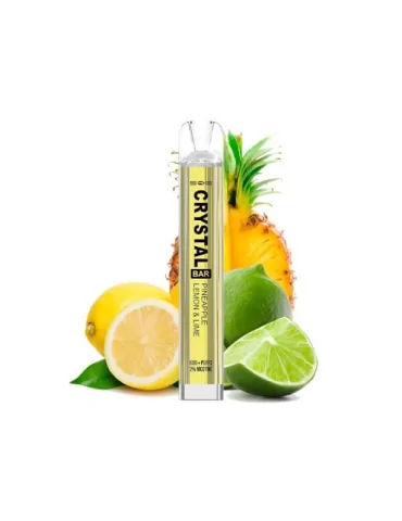 Crystal Bar Pineapple Lemon Lime Disposable Vape Mesh 20mg 600puffs