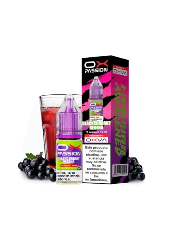 Oxva Ox Passion Nic Salts Blackcurrant Rebena 20mg 10ml E liquid