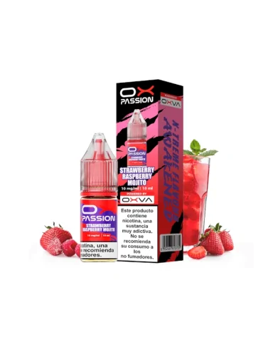 Oxva Ox Passion Nic Salts Strawberry Raspberry Mojito 20mg 10ml E liquid