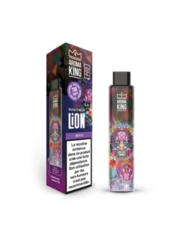 Aroma King Pod Cartridge Lion Grape Ice 20mg 700puffs Expiration Date 01.05.25.