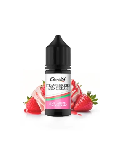 Strawberries and Cream Capella Flavour Concentrate 30ml