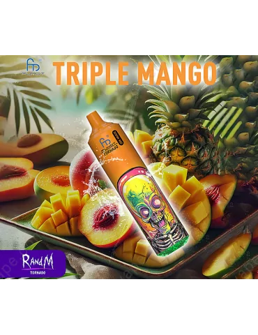 Tornado Music Triple Mango 30000 puffs 20mg - RandM Disposable Vape