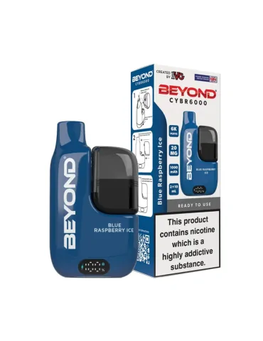 IVG Beyond CYBR 6000 puffs 20mg Blue Raspberry Ice Disposable Vape