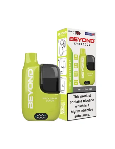 IVG Beyond CYBR 6000 puffs 20mg Fizzy Grape Lemon Disposable Vape