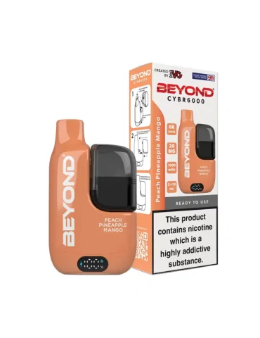 IVG Beyond CYBR 6000 puffs 20mg Peach Pineapple Mango Disposable Vape