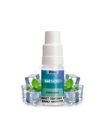 Bar Nicsalts Fresh Mint 20mg 10ml 50/50 E liquid