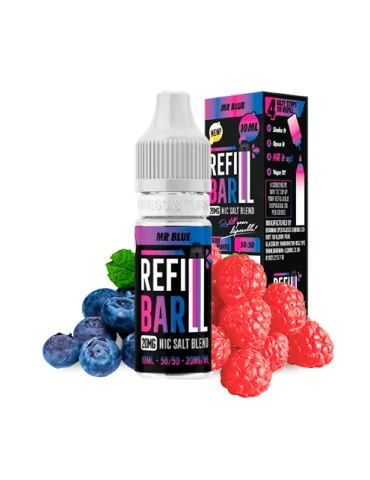 Refill Bar Nic Salts Mr Blue 10ml 20mg