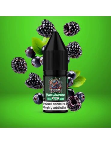 Venum Nic Salt Green Malpolon 20mg 10ml E liquid