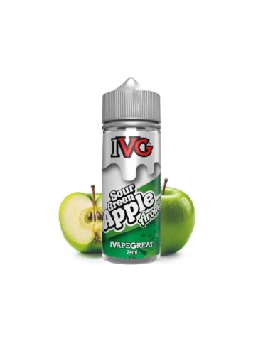 IVG Sour Green Apple 6mg 120ml 60/40 Prefilled Nicotine E-liquid