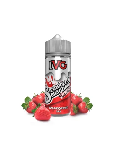 IVG Strawberry Sensations 3mg 120ml 60/40 Prefilled Nicotine E-liquid