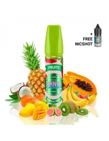 Dinner Lady Tropical Fruits 0mg 50ml 70/30