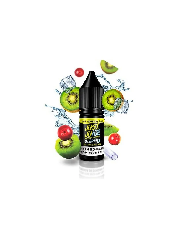 Just Juice Nic Salt Kiwi & Cranberry On Ice 10ml 20mg